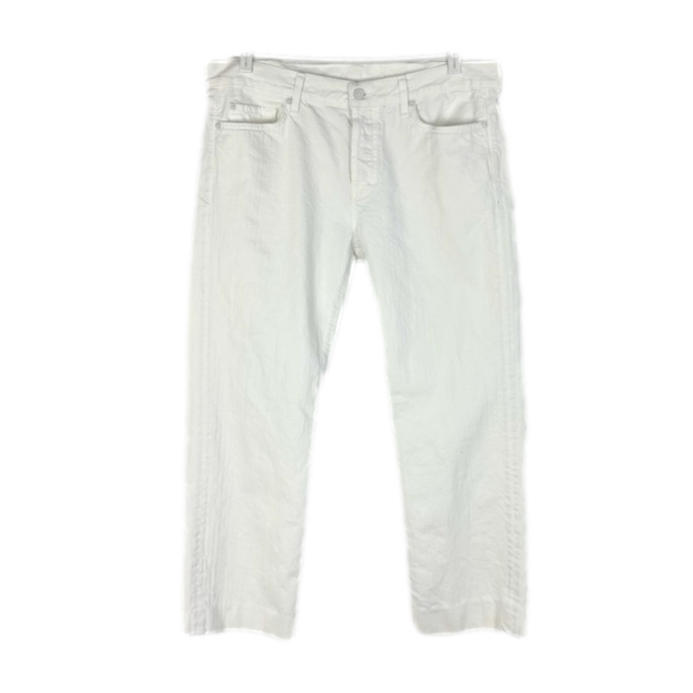 7 For All Mankind white jeans